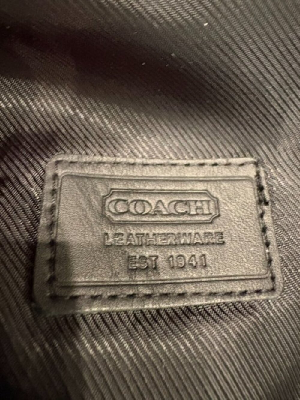 Coach Vintage Sig Crusher Bucket Hat in Black, Size M/L - Picture 9 of 11